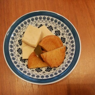 さつま揚げと高野豆腐の煮物